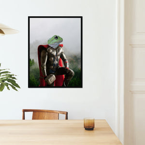 Thor: Animal Art Framed Portrait - Paw & Glory - Dog Portraits - Pet Portraits