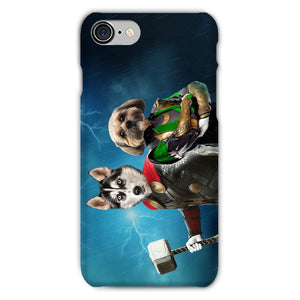 Thor & Loki: Custom Pet Phone Case - Paw & Glory - Dog Portraits - Pet Portraits