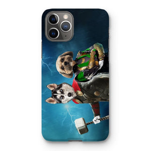 Thor & Loki: Custom Pet Phone Case - Paw & Glory - Dog Portraits - Pet Portraits