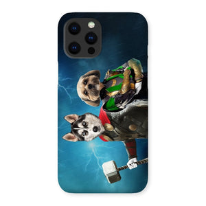 Thor & Loki: Custom Pet Phone Case - Paw & Glory - Dog Portraits - Pet Portraits