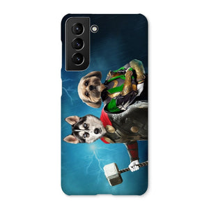 Thor & Loki: Custom Pet Phone Case - Paw & Glory - Dog Portraits - Pet Portraits