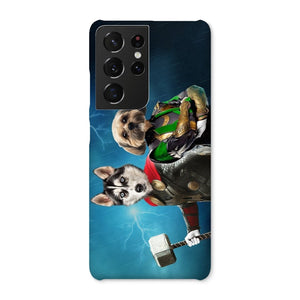 Thor & Loki: Custom Pet Phone Case - Paw & Glory - Dog Portraits - Pet Portraits