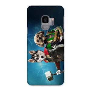 Thor & Loki: Custom Pet Phone Case - Paw & Glory - Dog Portraits - Pet Portraits