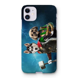 Thor & Loki: Custom Pet Phone Case - Paw & Glory - Dog Portraits - Pet Portraits