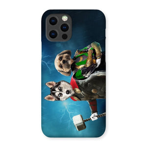 Thor & Loki: Custom Pet Phone Case - Paw & Glory - Dog Portraits - Pet Portraits