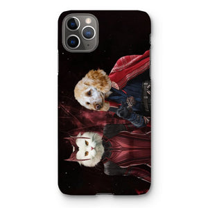 Thor & Wanda: Custom Pet Phone Case - Paw & Glory - Dog Portraits - Pet Portraits