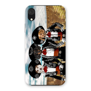 Three Amigos: Custom Pet Phone Case - Paw & Glory - Dog Portraits - Pet Portraits