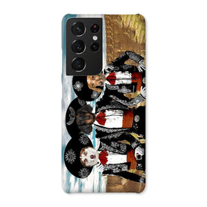 Three Amigos: Custom Pet Phone Case - Paw & Glory - Dog Portraits - Pet Portraits