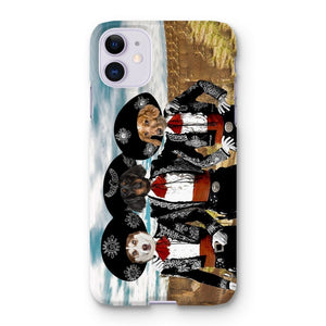 Three Amigos: Custom Pet Phone Case - Paw & Glory - Dog Portraits - Pet Portraits