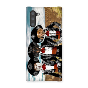 Three Amigos: Custom Pet Phone Case - Paw & Glory - Dog Portraits - Pet Portraits