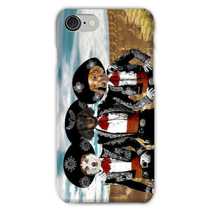 Three Amigos: Custom Pet Phone Case - Paw & Glory - Dog Portraits - Pet Portraits