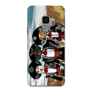 Three Amigos: Custom Pet Phone Case - Paw & Glory - Dog Portraits - Pet Portraits