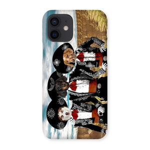 Three Amigos: Custom Pet Phone Case - Paw & Glory - Dog Portraits - Pet Portraits