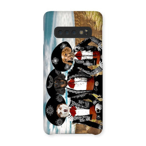 Three Amigos: Custom Pet Phone Case - Paw & Glory - Dog Portraits - Pet Portraits