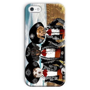 Three Amigos: Custom Pet Phone Case - Paw & Glory - Dog Portraits - Pet Portraits