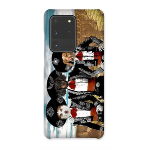 Three Amigos: Custom Pet Phone Case - Paw & Glory - Dog Portraits - Pet Portraits