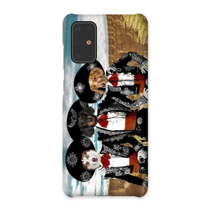 Three Amigos: Custom Pet Phone Case - Paw & Glory - Dog Portraits - Pet Portraits