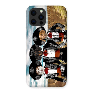 Three Amigos: Custom Pet Phone Case - Paw & Glory - Dog Portraits - Pet Portraits