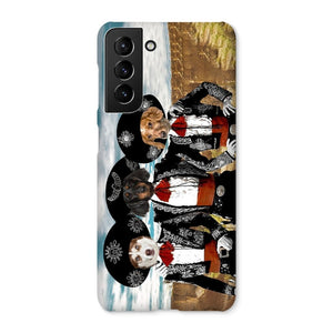 Three Amigos: Custom Pet Phone Case - Paw & Glory - Dog Portraits - Pet Portraits