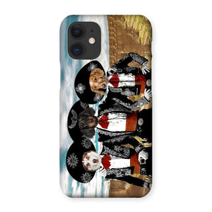 Three Amigos: Custom Pet Phone Case - Paw & Glory - Dog Portraits - Pet Portraits