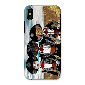 Three Amigos: Custom Pet Phone Case - Paw & Glory - Dog Portraits - Pet Portraits