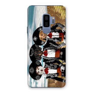 Three Amigos: Custom Pet Phone Case - Paw & Glory - Dog Portraits - Pet Portraits