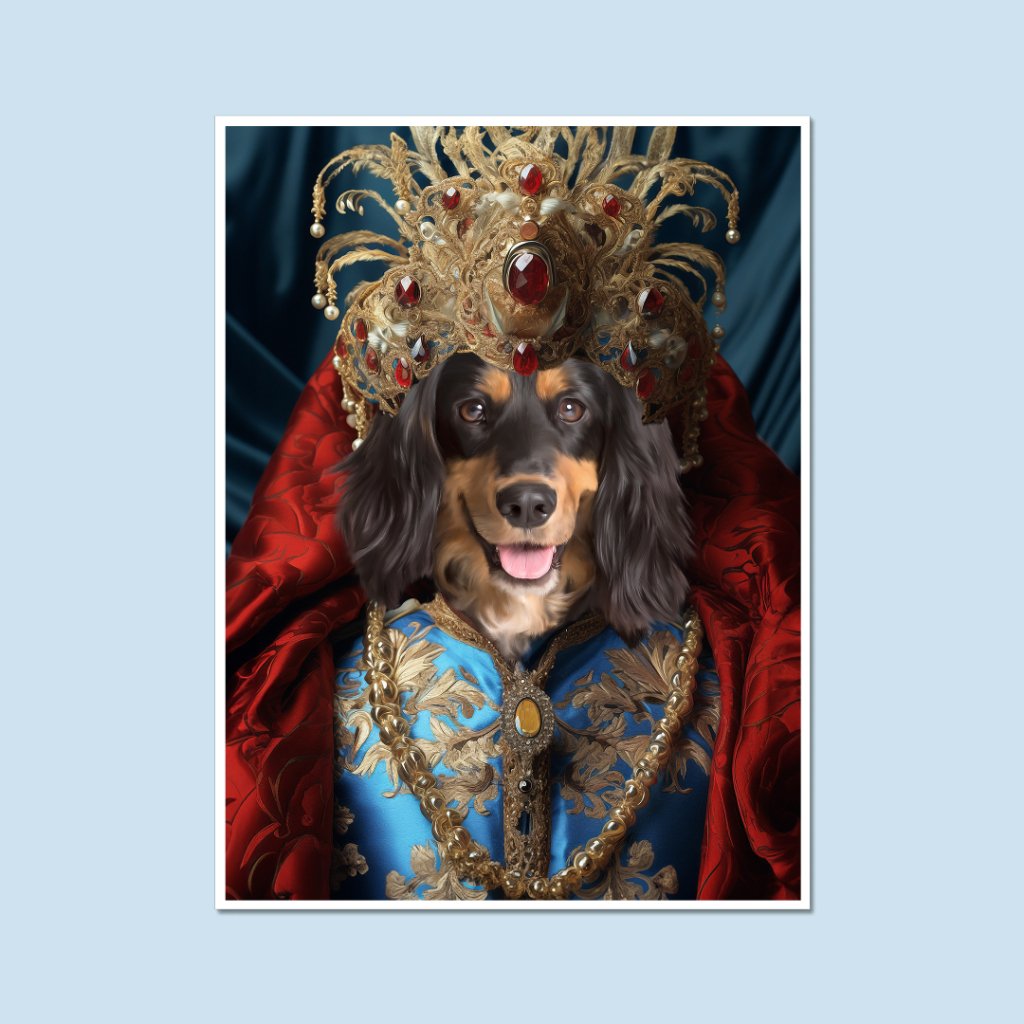 Tibetan Lord: Custom Pet Poster - Paw & Glory - Dog Portraits - Pet Portraits