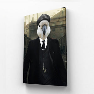 Tommy (Peaky Blinders Inspired): Animal Art Canvas - Paw & Glory - Dog Portraits - Pet Portraits