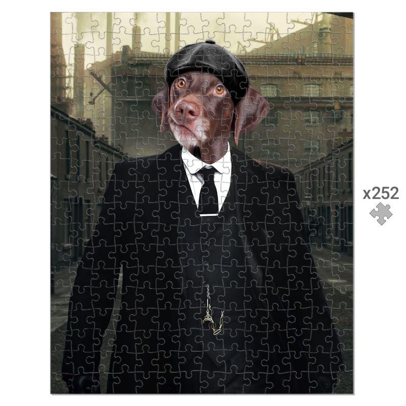 Tommy (Peaky Blinders Inspired): Custom Pet Puzzle - Paw & Glory - Dog Portraits - Pet Portraits