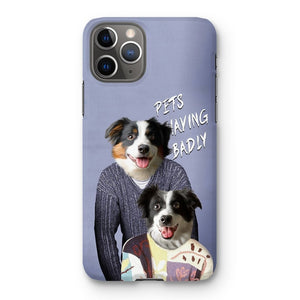 Tony & Deborah (Men Behaving Badly Inspired): Custom Pet Phone Case - Paw & Glory - Dog Portraits - Pet Portraits