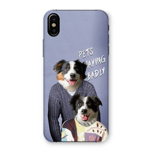 Tony & Deborah (Men Behaving Badly Inspired): Custom Pet Phone Case - Paw & Glory - Dog Portraits - Pet Portraits