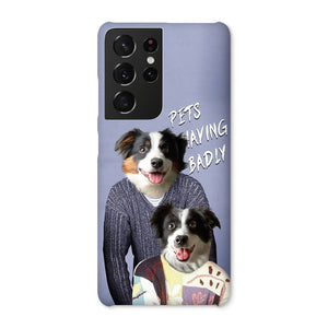 Tony & Deborah (Men Behaving Badly Inspired): Custom Pet Phone Case - Paw & Glory - Dog Portraits - Pet Portraits