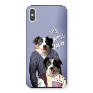 Tony & Deborah (Men Behaving Badly Inspired): Custom Pet Phone Case - Paw & Glory - Dog Portraits - Pet Portraits