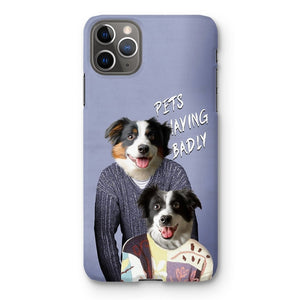 Tony & Deborah (Men Behaving Badly Inspired): Custom Pet Phone Case - Paw & Glory - Dog Portraits - Pet Portraits