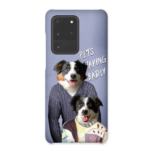 Tony & Deborah (Men Behaving Badly Inspired): Custom Pet Phone Case - Paw & Glory - Dog Portraits - Pet Portraits