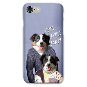 Tony & Deborah (Men Behaving Badly Inspired): Custom Pet Phone Case - Paw & Glory - Dog Portraits - Pet Portraits