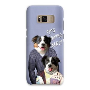 Tony & Deborah (Men Behaving Badly Inspired): Custom Pet Phone Case - Paw & Glory - Dog Portraits - Pet Portraits