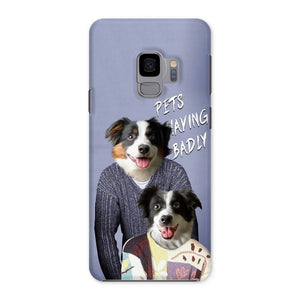 Tony & Deborah (Men Behaving Badly Inspired): Custom Pet Phone Case - Paw & Glory - Dog Portraits - Pet Portraits