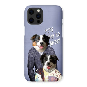 Tony & Deborah (Men Behaving Badly Inspired): Custom Pet Phone Case - Paw & Glory - Dog Portraits - Pet Portraits