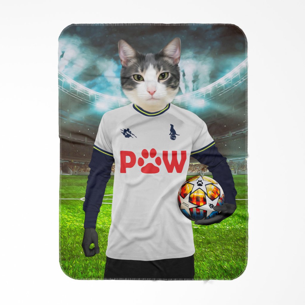 Tottenham Hotspaw Football Club: Custom Pet Blanket - Paw & Glory - Dog Portraits - Pet Portraits