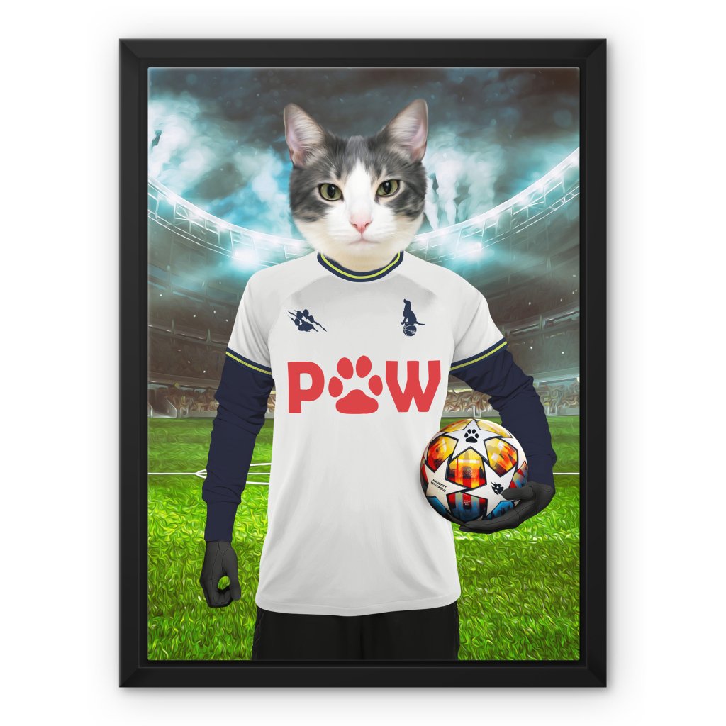 Tottenham Hotspaw Football Club: Custom Pet Canvas - Paw & Glory - Dog Portraits - Pet Portraits