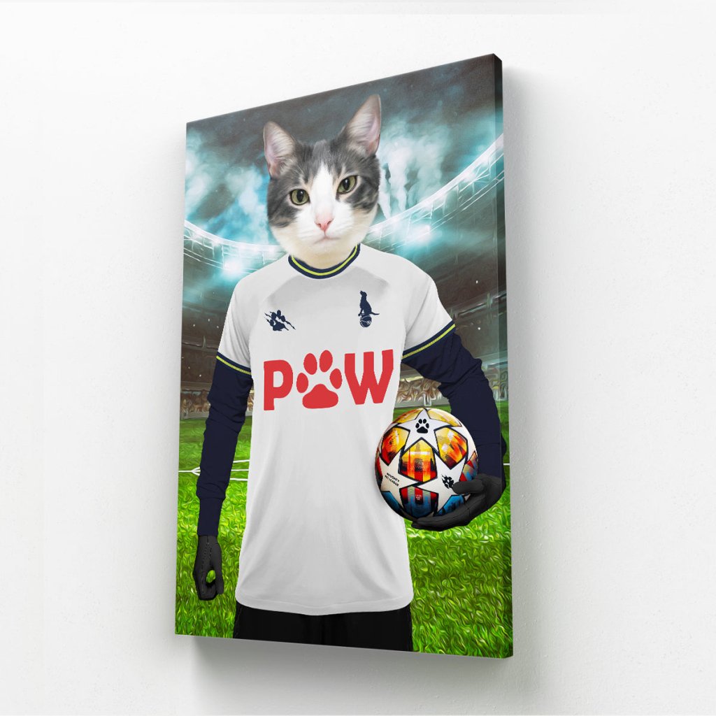 Tottenham Hotspaw Football Club: Custom Pet Canvas - Paw & Glory - Dog Portraits - Pet Portraits