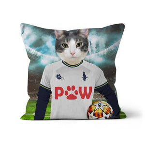 Tottenham Hotspaw Football Club: Custom Pet Pillow - Paw & Glory - Dog Portraits - Pet Portraits