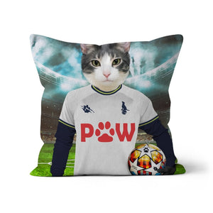 Tottenham Hotspaw Football Club: Custom Pet Pillow - Paw & Glory - Dog Portraits - Pet Portraits