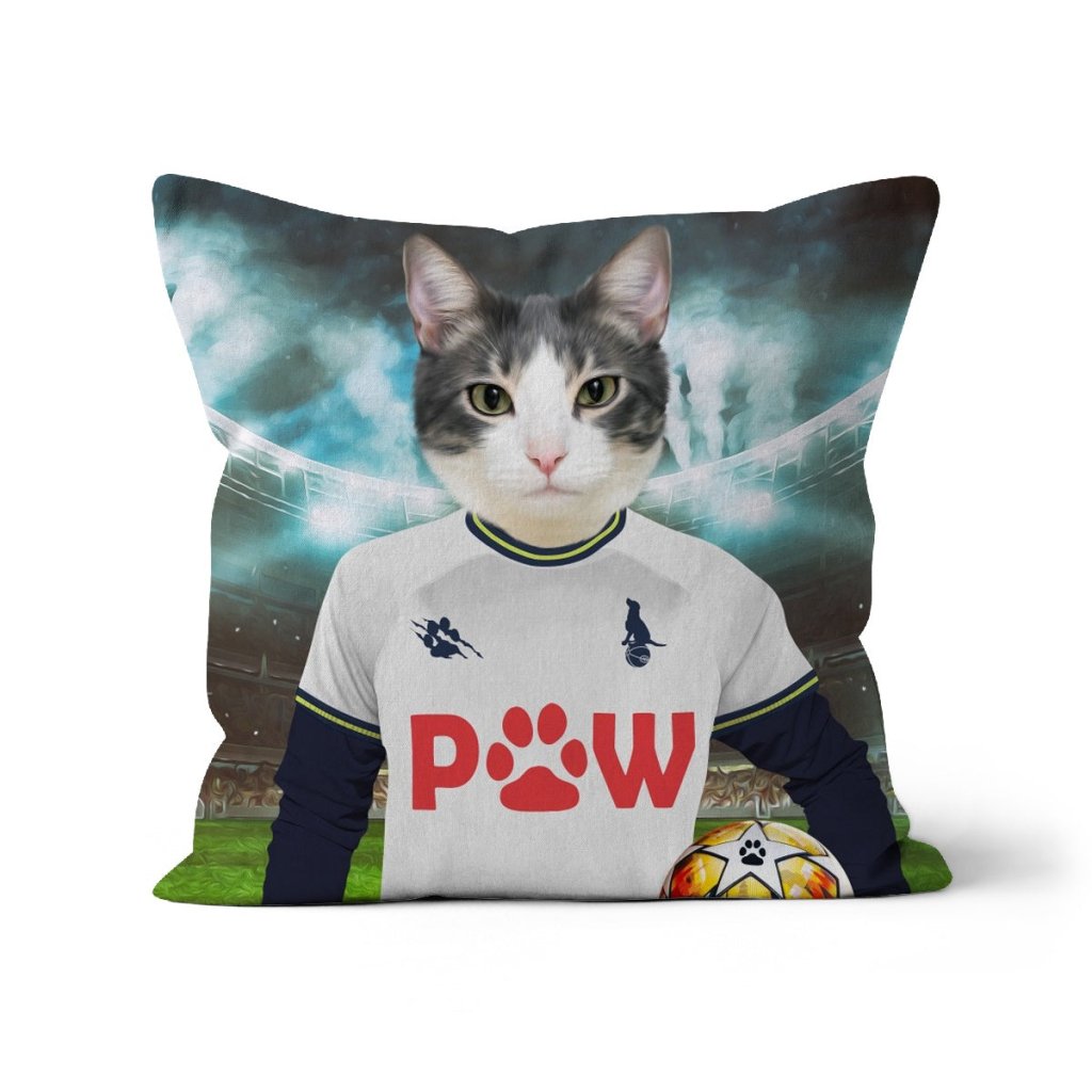 Tottenham Hotspaw Football Club: Custom Pet Pillow - Paw & Glory - Dog Portraits - Pet Portraits