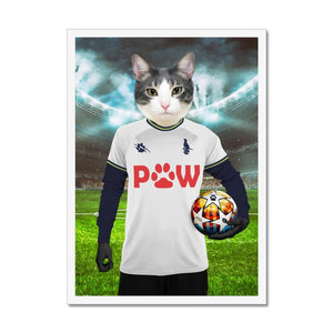 Tottenham Hotspaw Football Club: Custom Pet Portrait - Paw & Glory - Dog Portraits - Pet Portraits