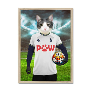 Tottenham Hotspaw Football Club: Custom Pet Portrait - Paw & Glory - Dog Portraits - Pet Portraits