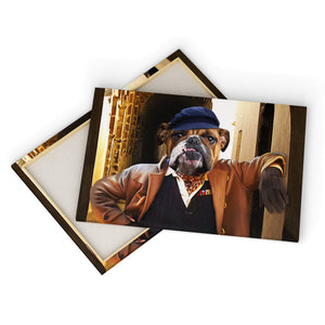 Uncle Albert (Only Fools & Horses Inspired): Custom Pet Canvas - Paw & Glory - Dog Portraits - Pet Portraits