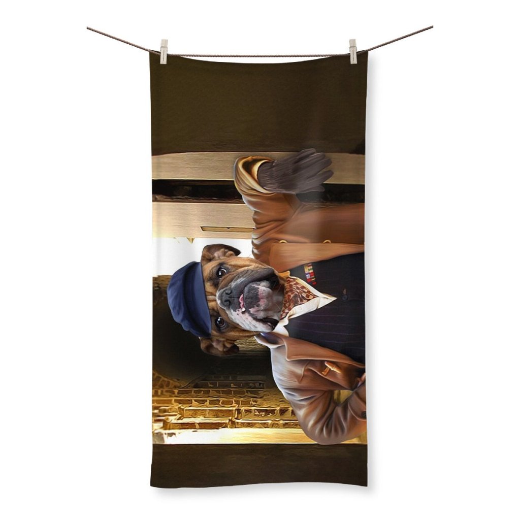 Uncle Albert (Only Fools & Horses Inspired): Custom Pet Towel - Paw & Glory - Dog Portraits - Pet Portraits