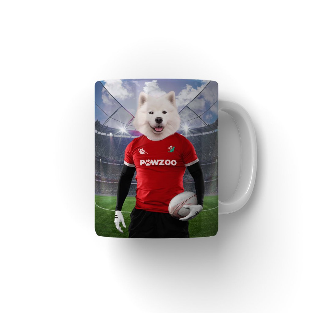 Wales Rugby Team: Custom Pet Coffee Mug - Paw & Glory - Dog Portraits - Pet Portraits